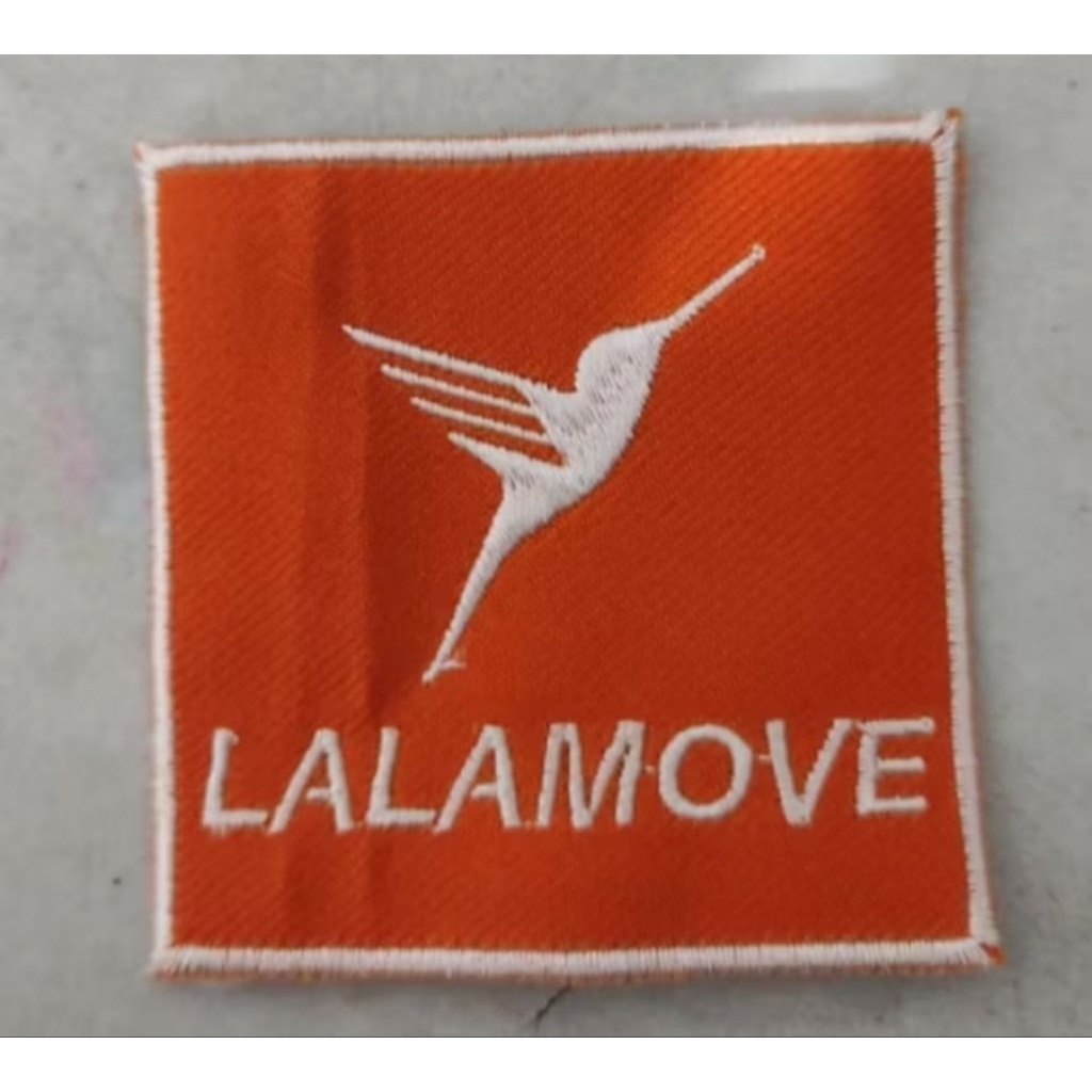 Emblem Logo Bordir Lalamove Kotak Kecil Bordir Lalamove Bordir komputer
