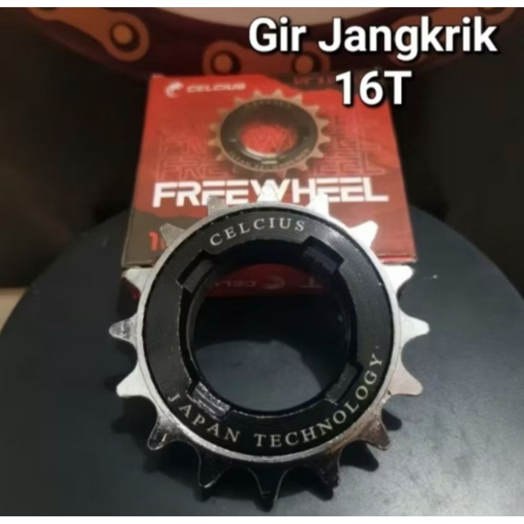 Freewheel Celcius Gear/Gir Sepeda BMX,Fixie Belakang 16T Single Speed Jangkrik,Tawon#Gear Jangkrik/G