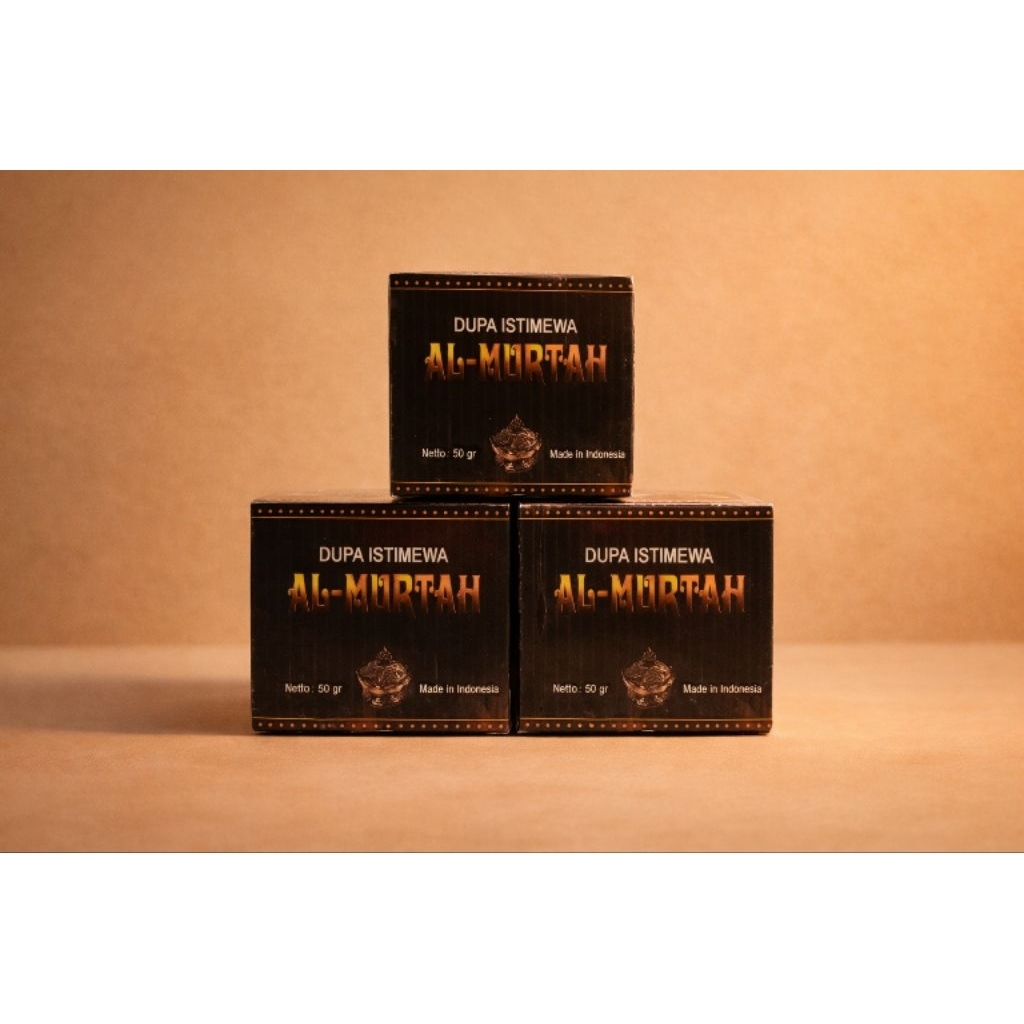 Dupa Bukhur Gaharu Al Murtah 50gr Premium – Aroma Lembut Tahan Lama untuk Ruqyah & Pengharum Rumah