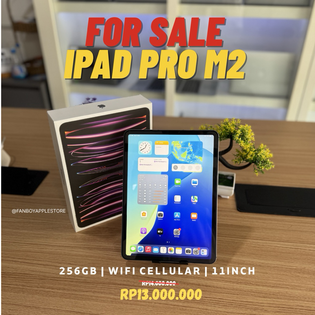 IPad Pro M2 | 256GB | Wifi Cellular | 11inch | Second Original Like New