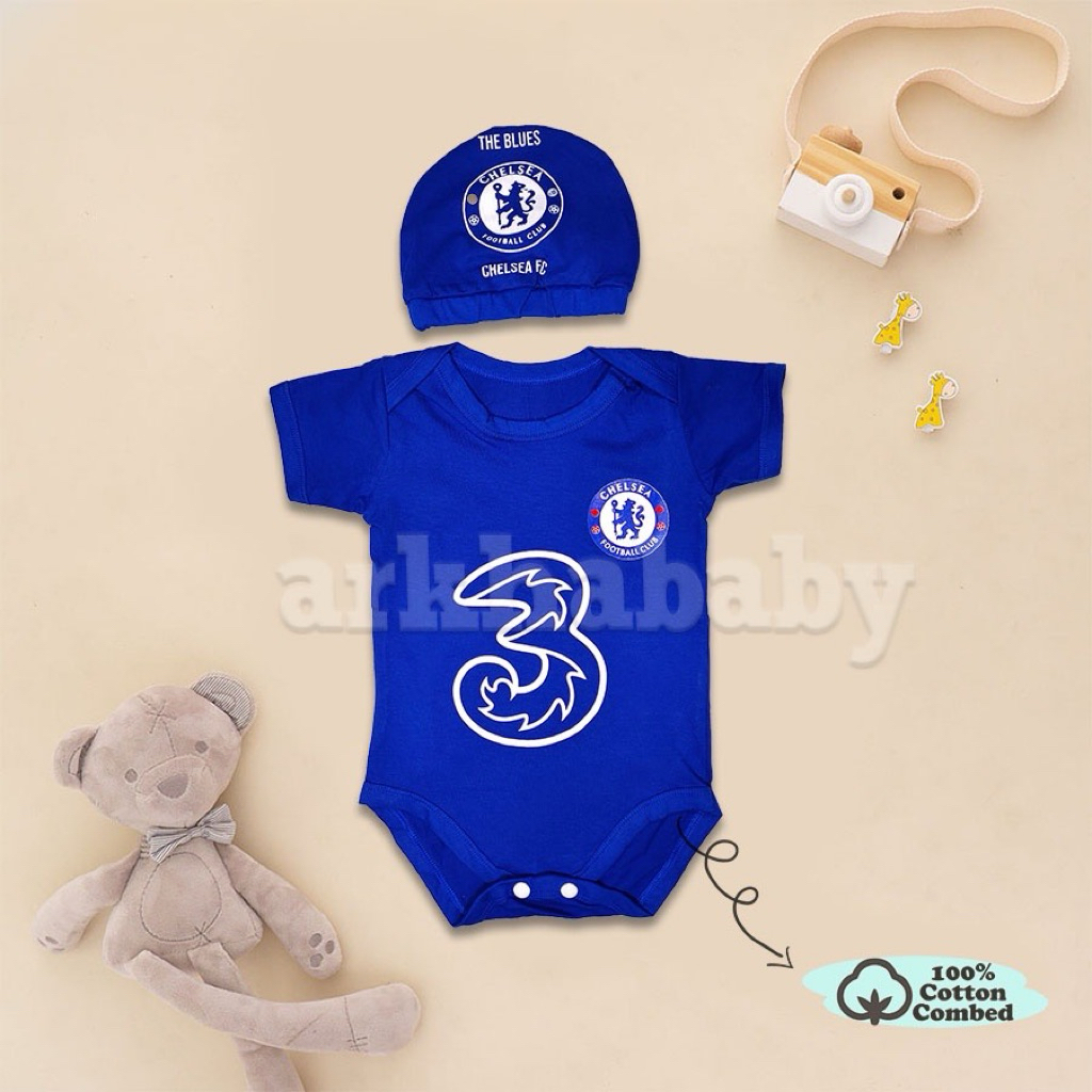 Jumper chelsea newborn, JUMPER BAYI BOLA BAJU BAYI KOSTUM BOLA LUCU (SNI) ,JUMPER CHELSEA, Jumper Bo