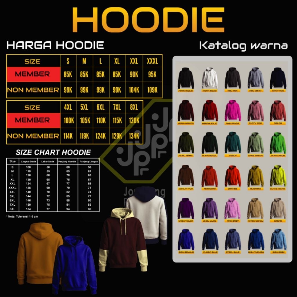 HOODIE POLOS COTTON FLEECE