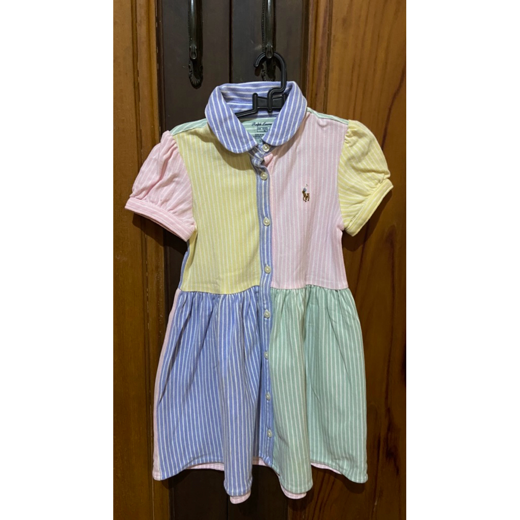 preloved Dress polo ralp lauren patch anak