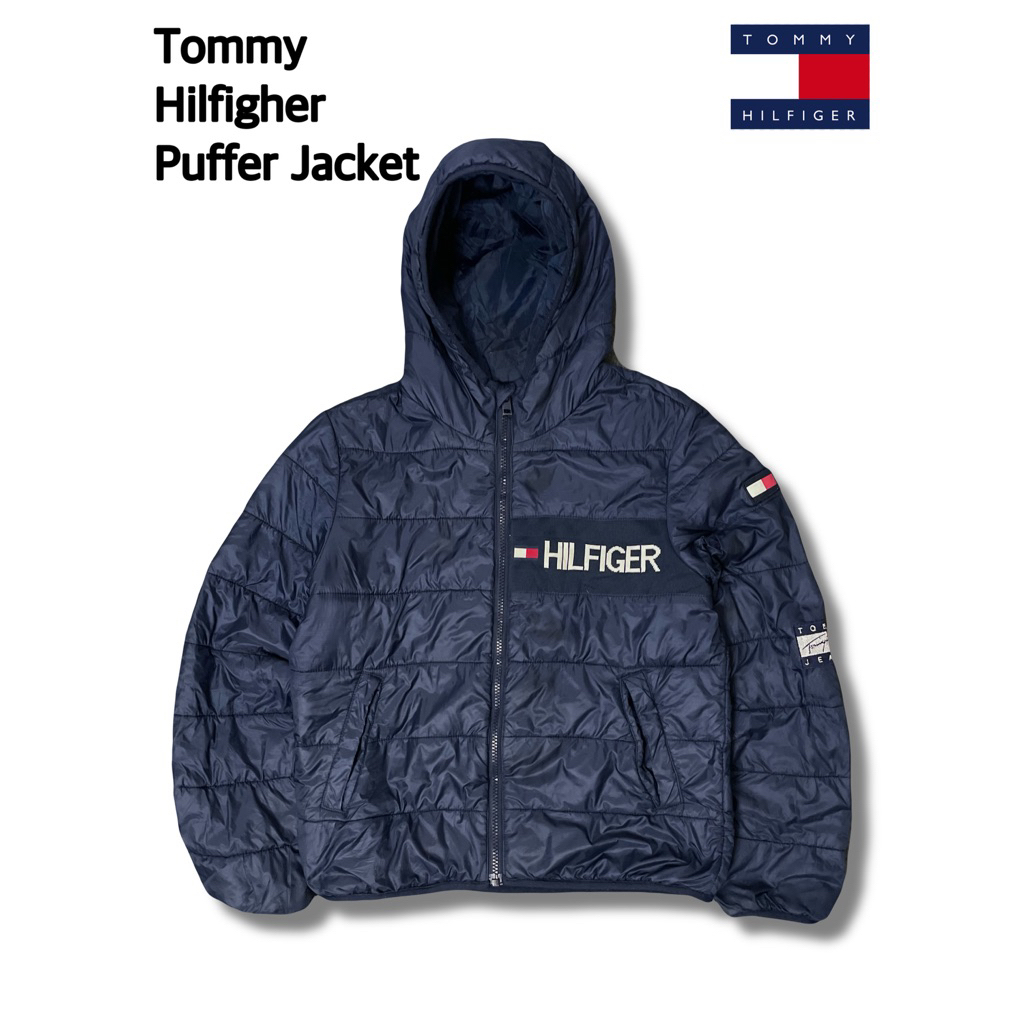 Tommy Hilfigher Puffer Dupont Sorona Jacket Navy Original