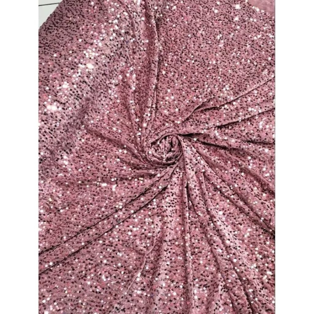 Bahan kain buludru full payet squeen premium//kain buludru payet squeen terbaru high quality