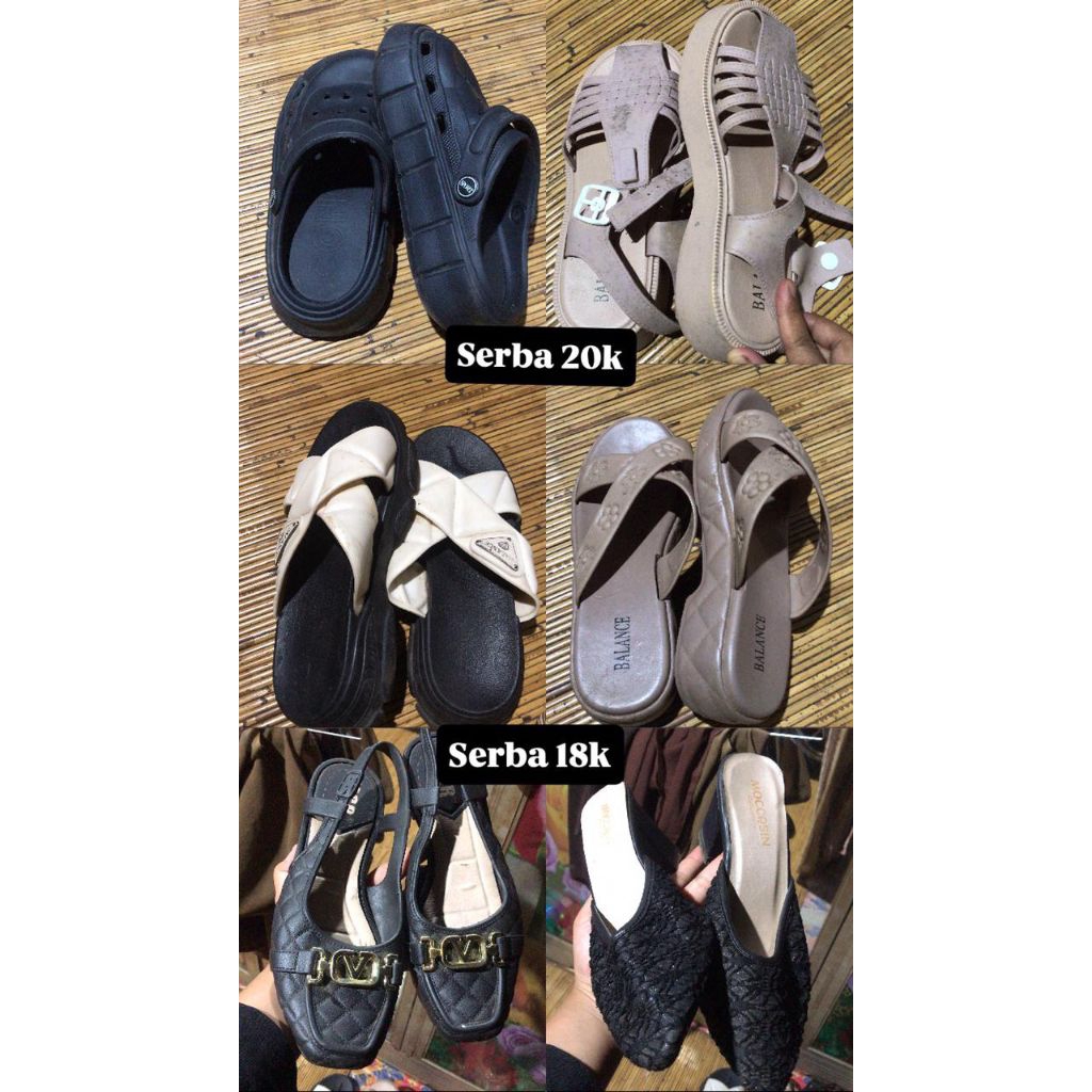 sendal wanita (preloved)