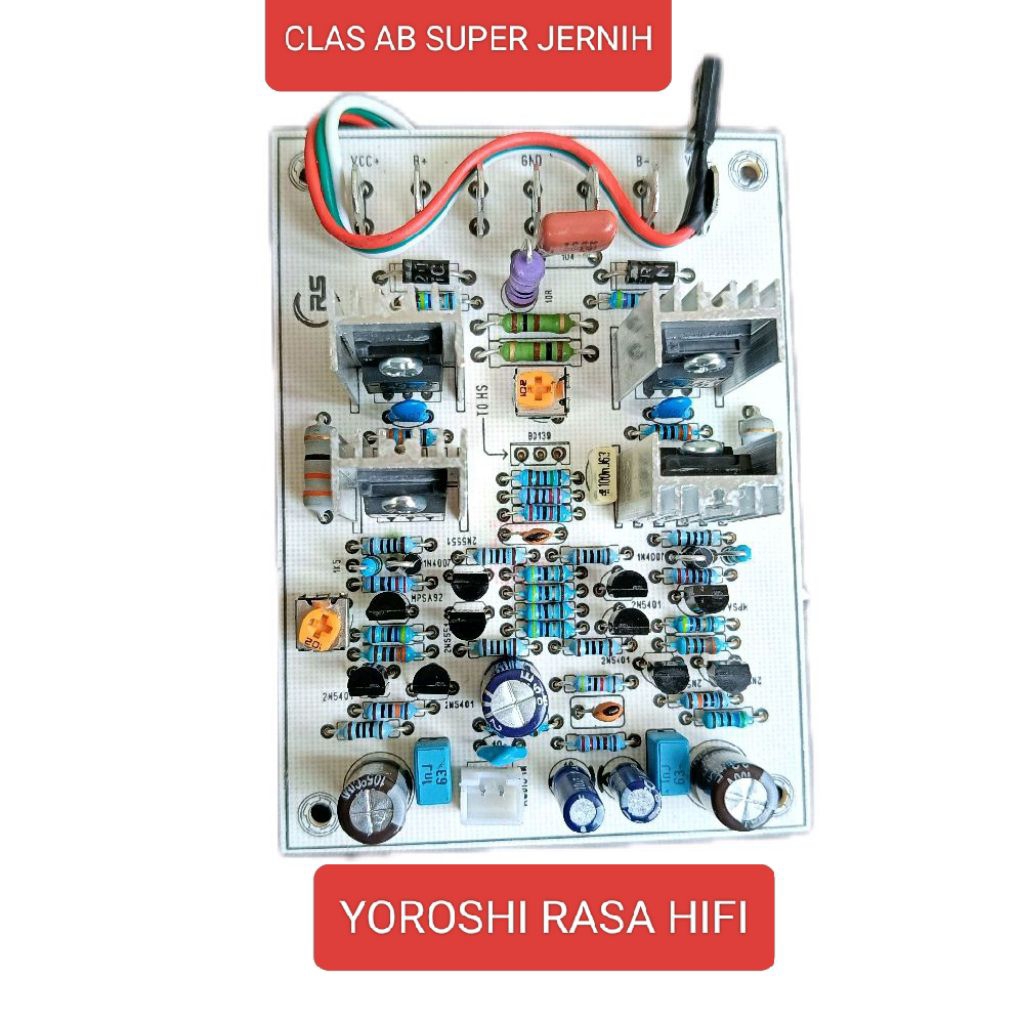 Kit driver power amplifier yiroshi rasa hifi