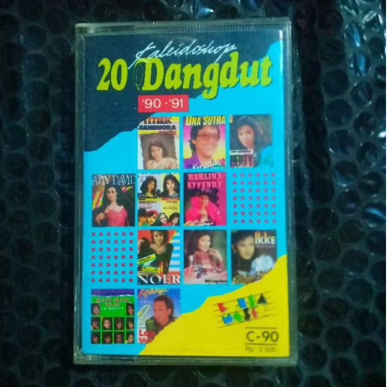 Kaset Kaleidoskop 20 Dangdut 90-91 (Bagus) / Dina Mariana, Camelia Malik, Ona Sutra, Japras dll
