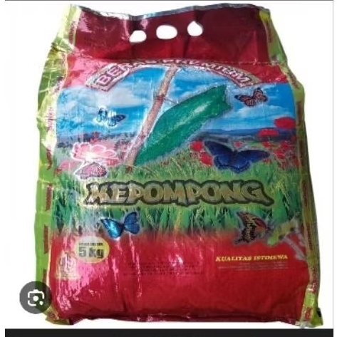 Beras 3kg kepompong putih punel