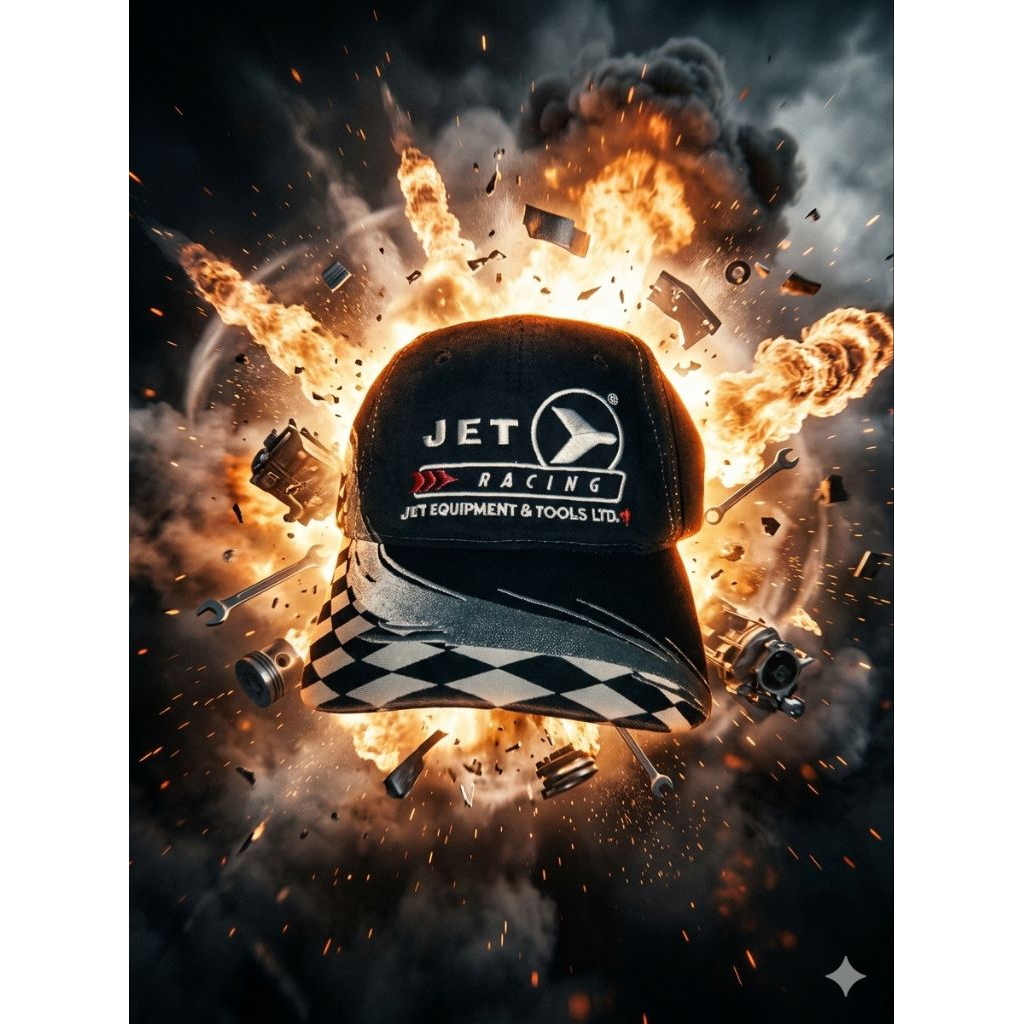 Topi flame jett racing vintage