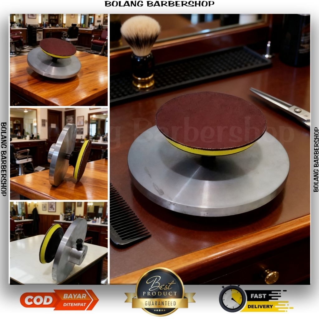 Piringan asahan mata pisau cukur rambut dan gunting Diameter 15 cm || Piringan Asahan Mata Pisau Cuk