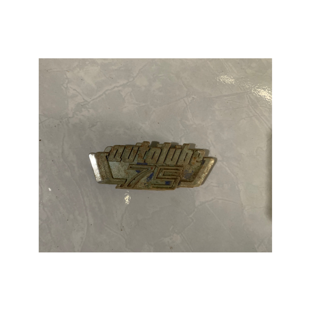 Emblem Logo Autolube Yamaha Bebek V75