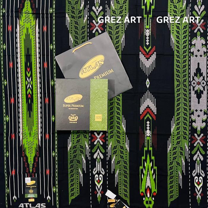 SARUNG ATLAS SUPER PREMIUM MOTIF BHS Kain Gold Rayon Muslim Viscose