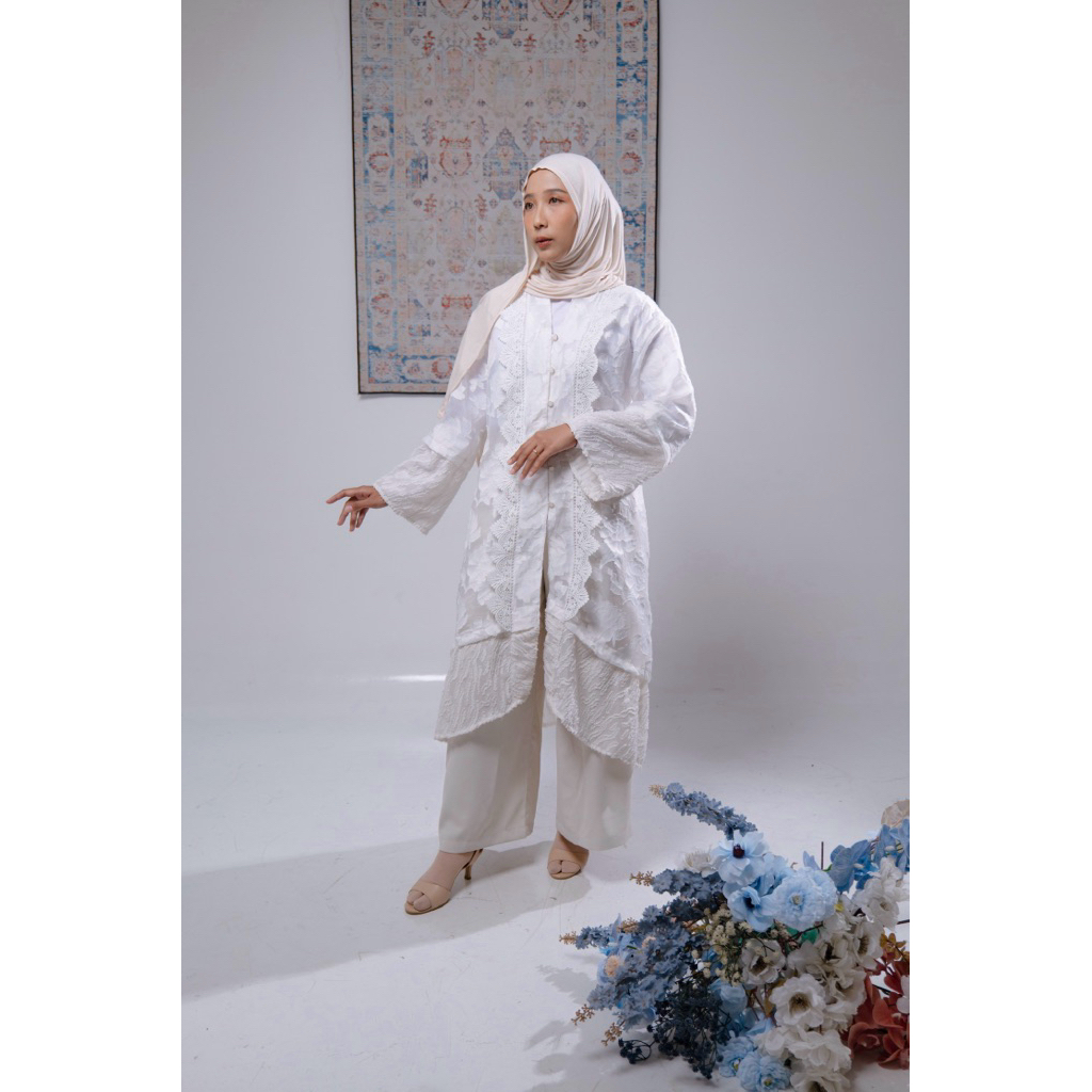 RARE The Label - Aruna Tunik/baju lebaran/outfit lebaran/baju lebaran 2026