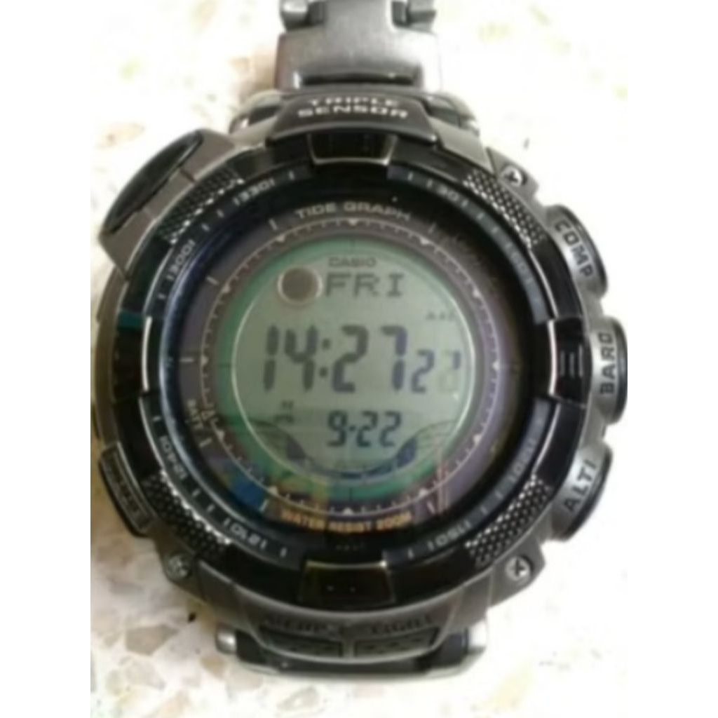 casio protrek triple sensor titanium