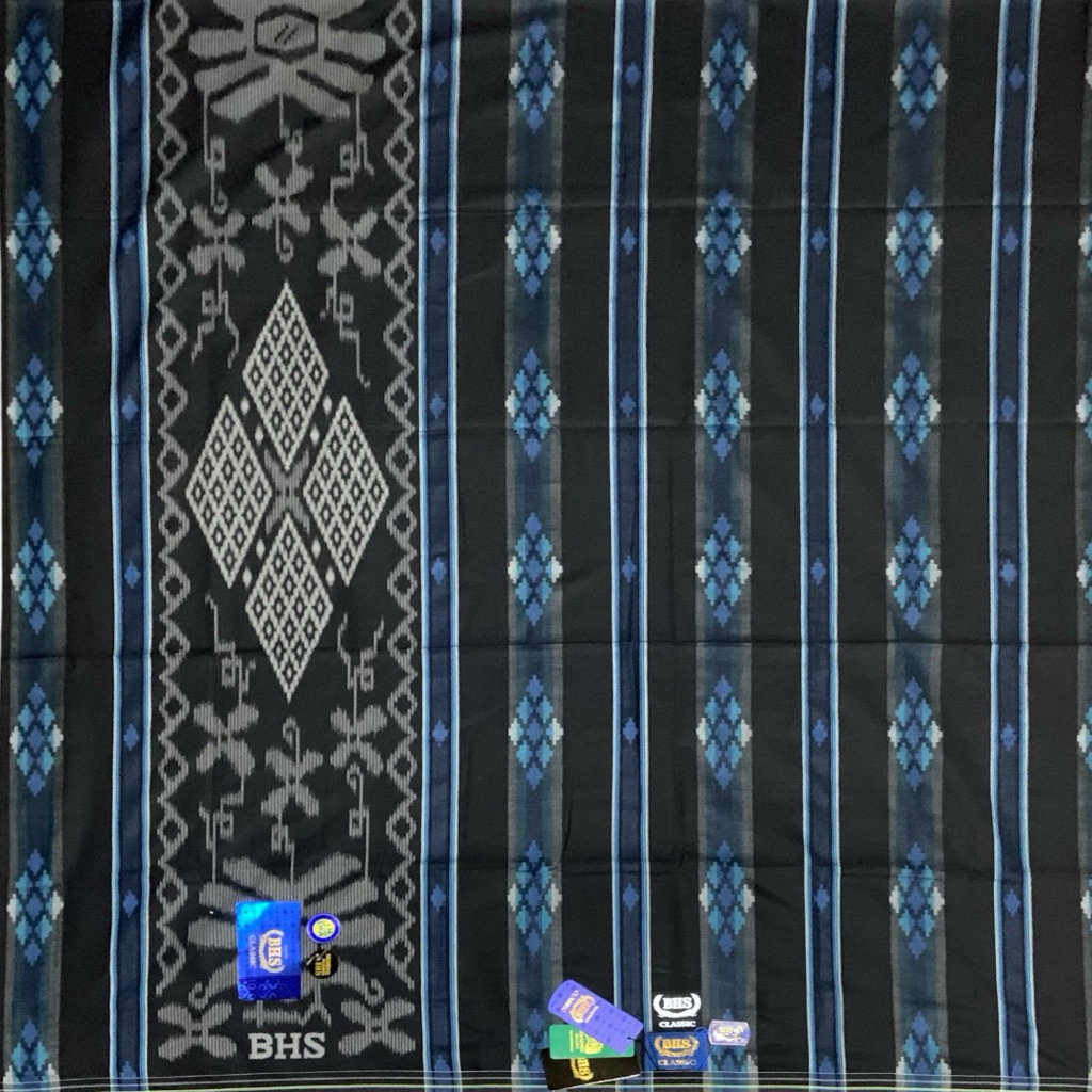 SARUNG BHS CLASSIC GOLD C44 DKA SJ HITAM BIRU