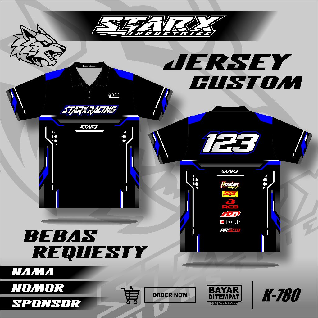 JERSEY RACING Jersey Racing Custom Full Printing Jersey Balap Racing Jersey Bisa Custom Jersey Team 