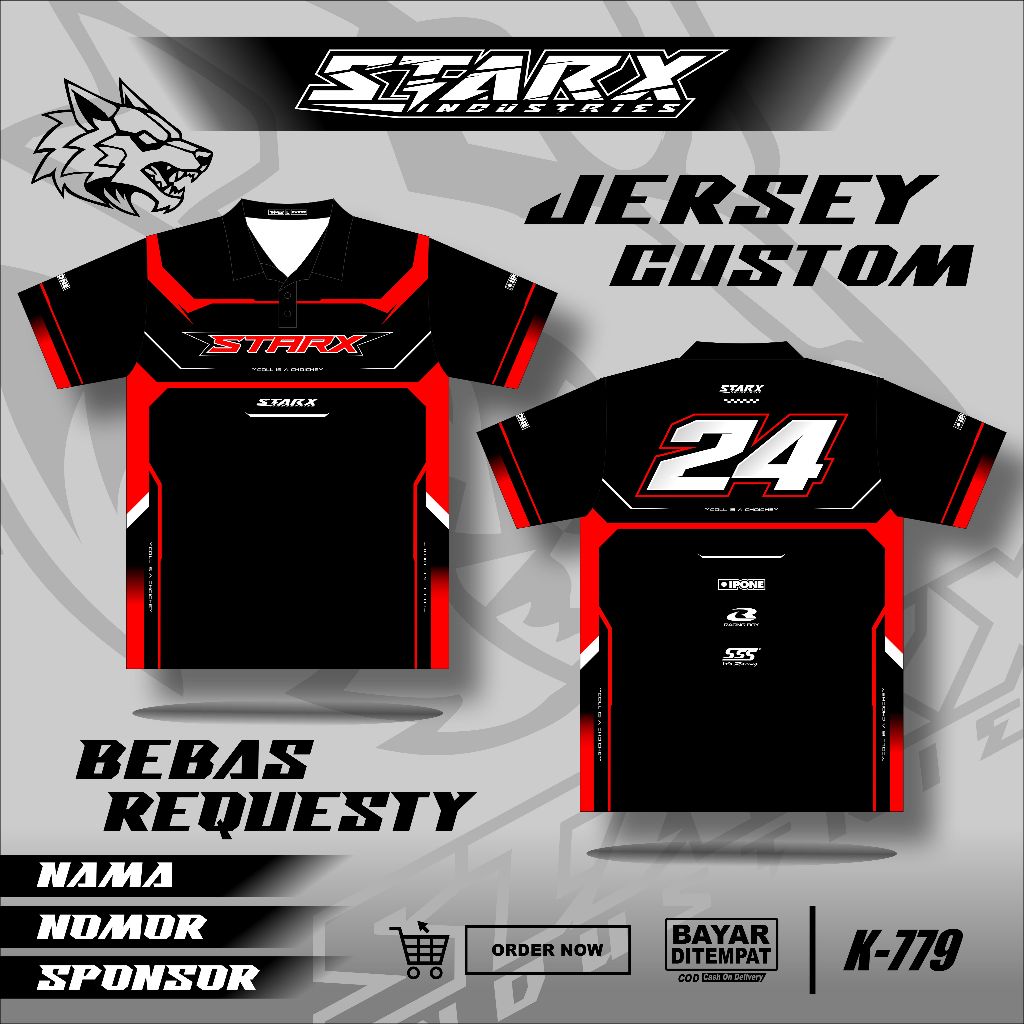 JERSEY RACING Jersey Racing Custom Full Printing Jersey Balap Racing Bisa Custom Jersey Team Racing