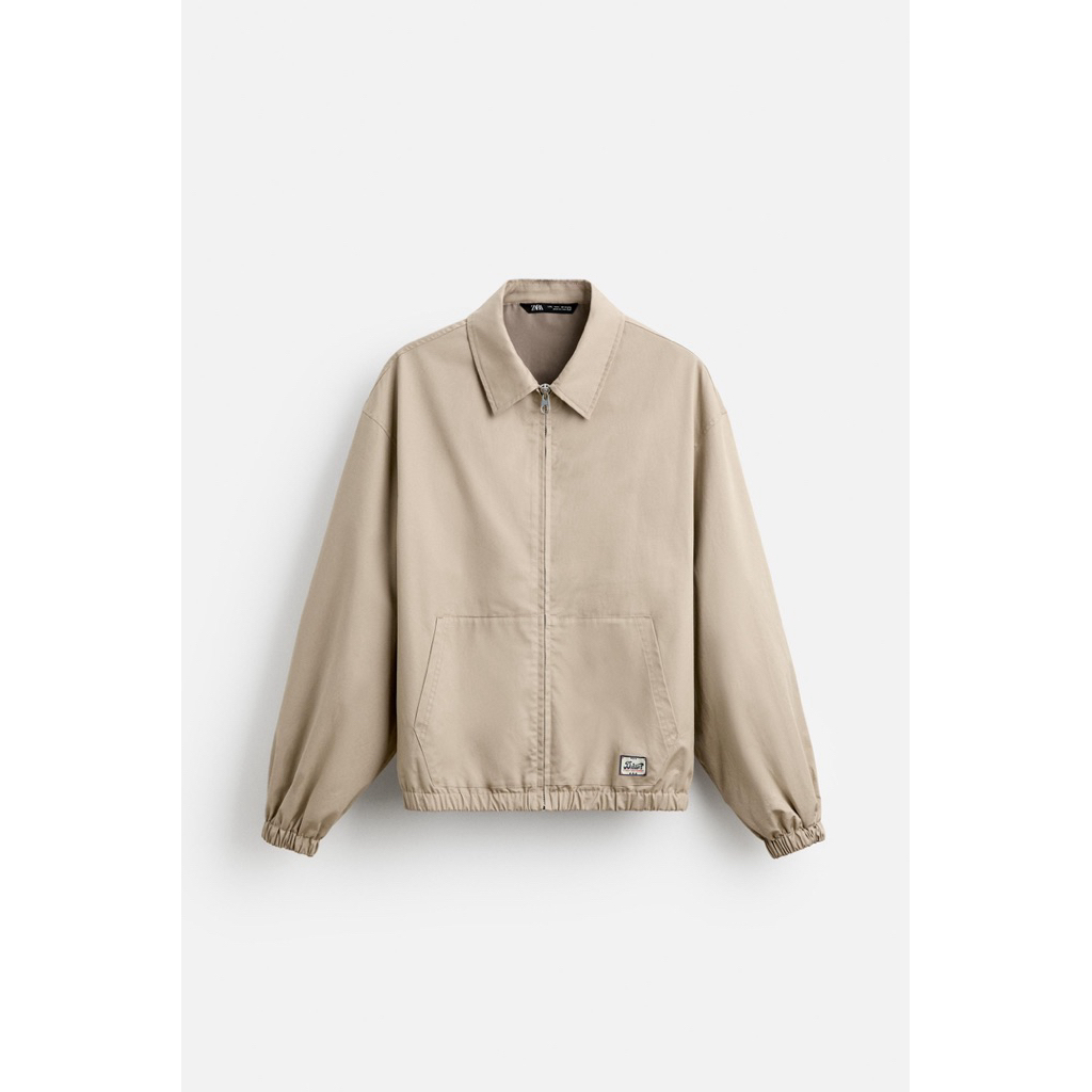 ZARA MAN DNWR JACKET BACK PRINT