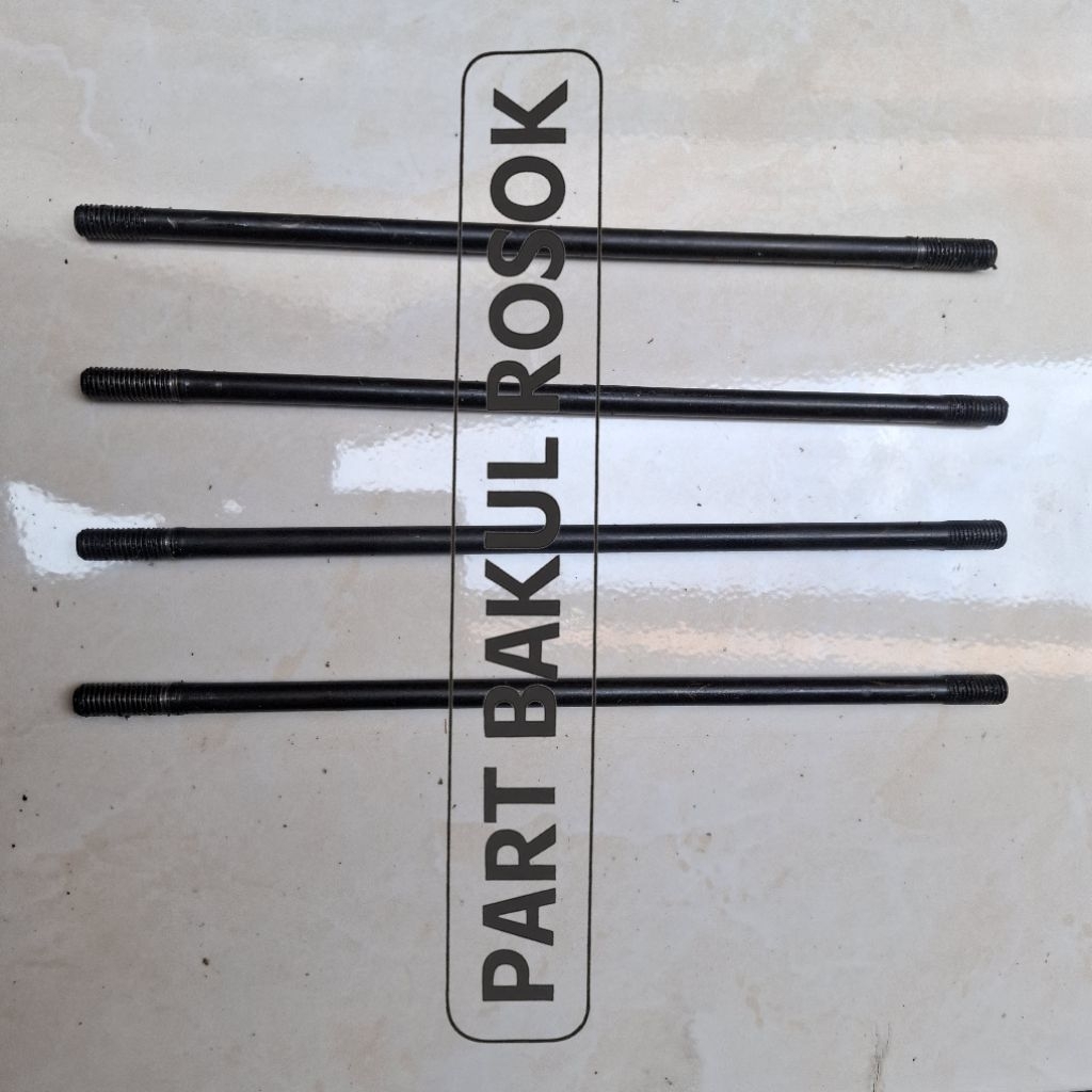 1 pcs Baut Tanam Mesin Sunduk Tusuk Sate Baut Block Blok Boring Mesin Baut Ancer Mur Nut Kanan Kiri 