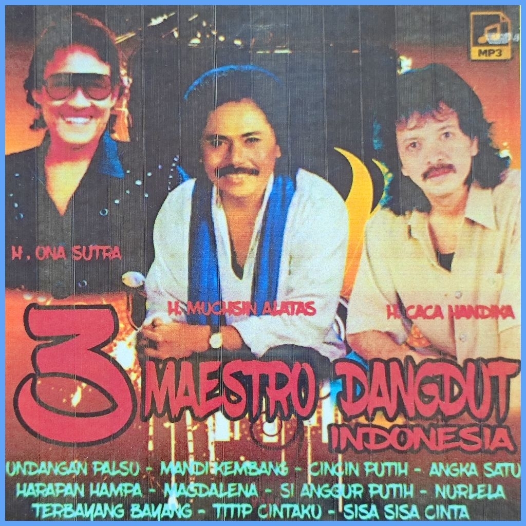 Kaset MP3 Audio Lagu Dangdut Ona Sutra - Caca Handika - Muchsin Alatas Album Terbaik 3in1