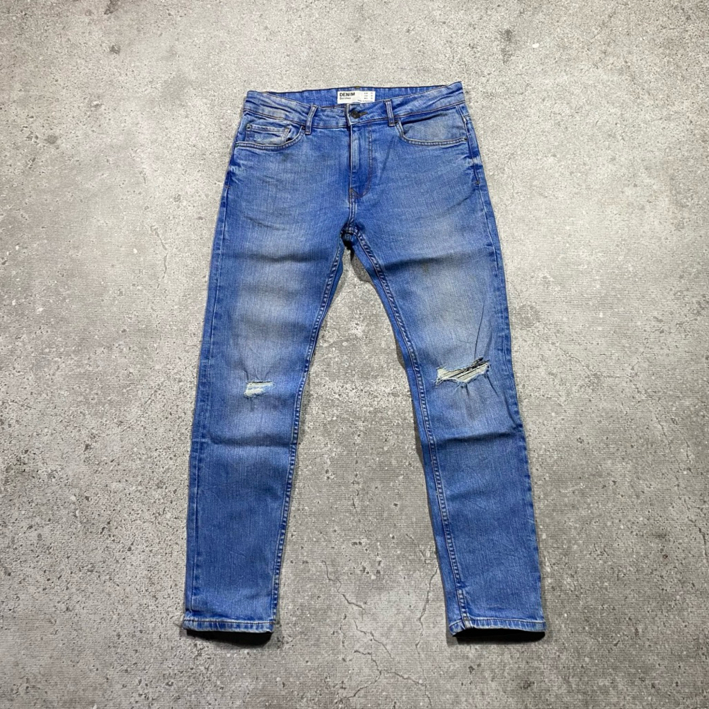 Ripped Jeans Skinny Bershka Second