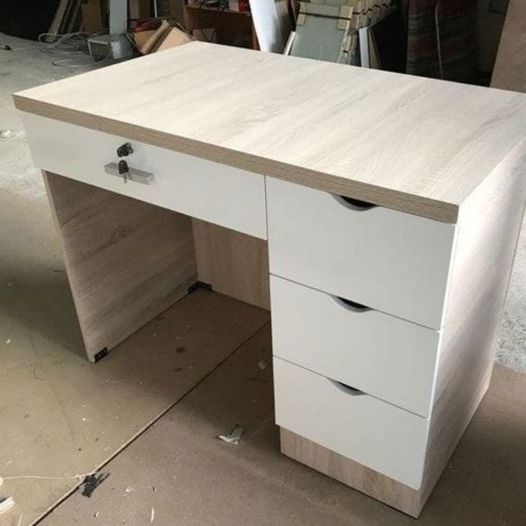 meja kantor, mejabelajar, meja serbaguna minimalis finishing HPL