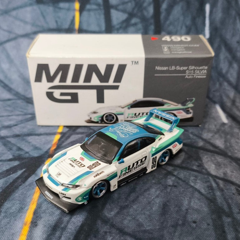 Mini GT 490 UNSEALED Nissan LB-Super Silhouette S15 SILVIA Auto Finesse