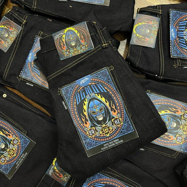 ADELAIDE DENIM - DEMON BLUE 24oz BLUECORE