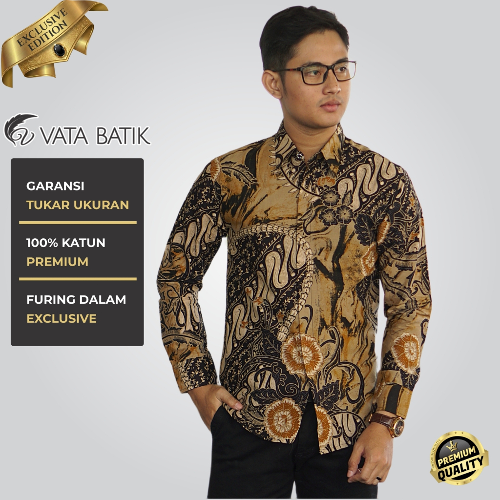 Kemeja Batik Vatabatik Slimfit Premium VATA 06