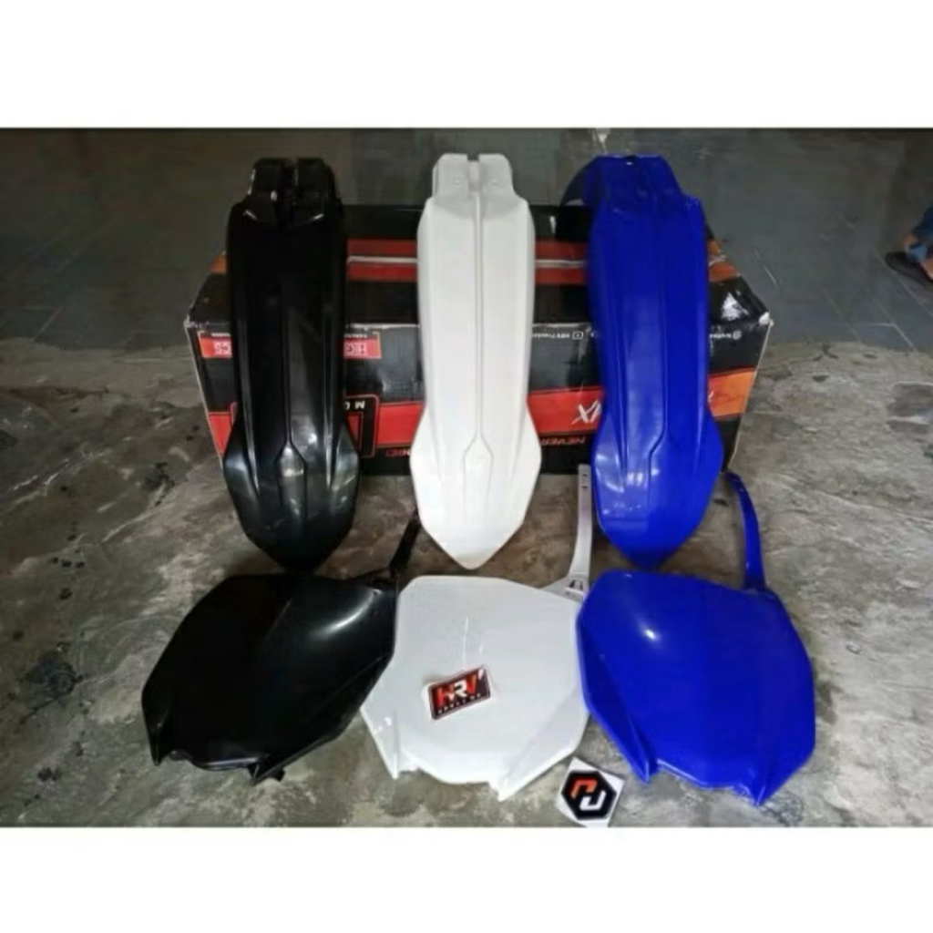 PAKET 2 ITEM YZ 450 SPAKBOR DEPAN DAN PAPAN NOMER YZ 450 PAPAN DAN SPAKBOR DEPAN YZ450