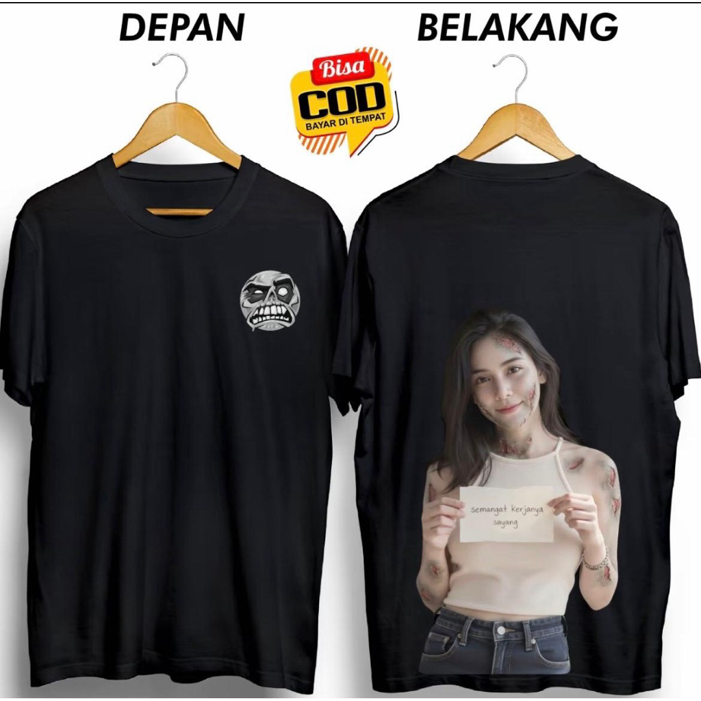KAOS DISTRO PRIA SEMANGAT KERJANYA SAYANG