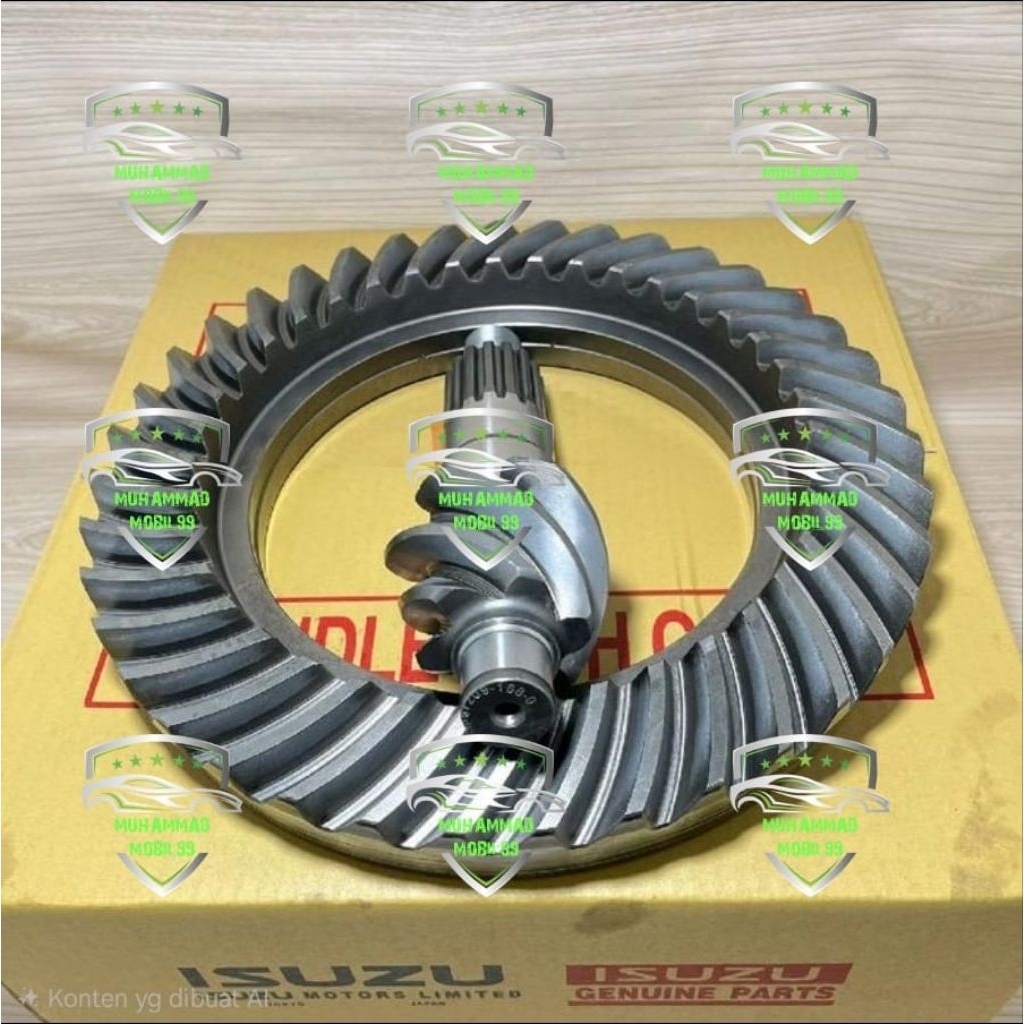 Gear set Isuzu Nmr71 rasio 7x43 PN.6-41210-531 original 1set