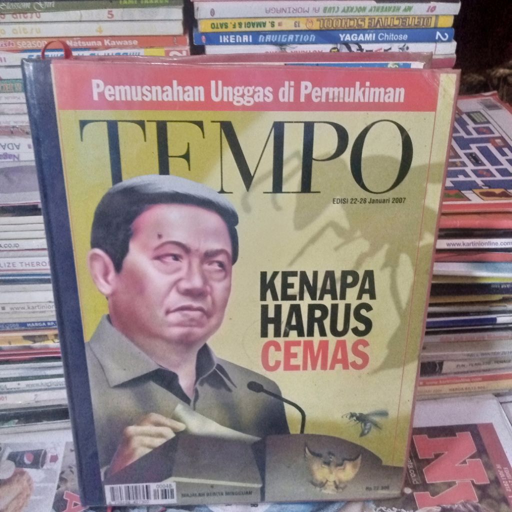 majalah bundel tempo edisi Januari Februari Maret tahun 2007 isi 6 majalah hard cover