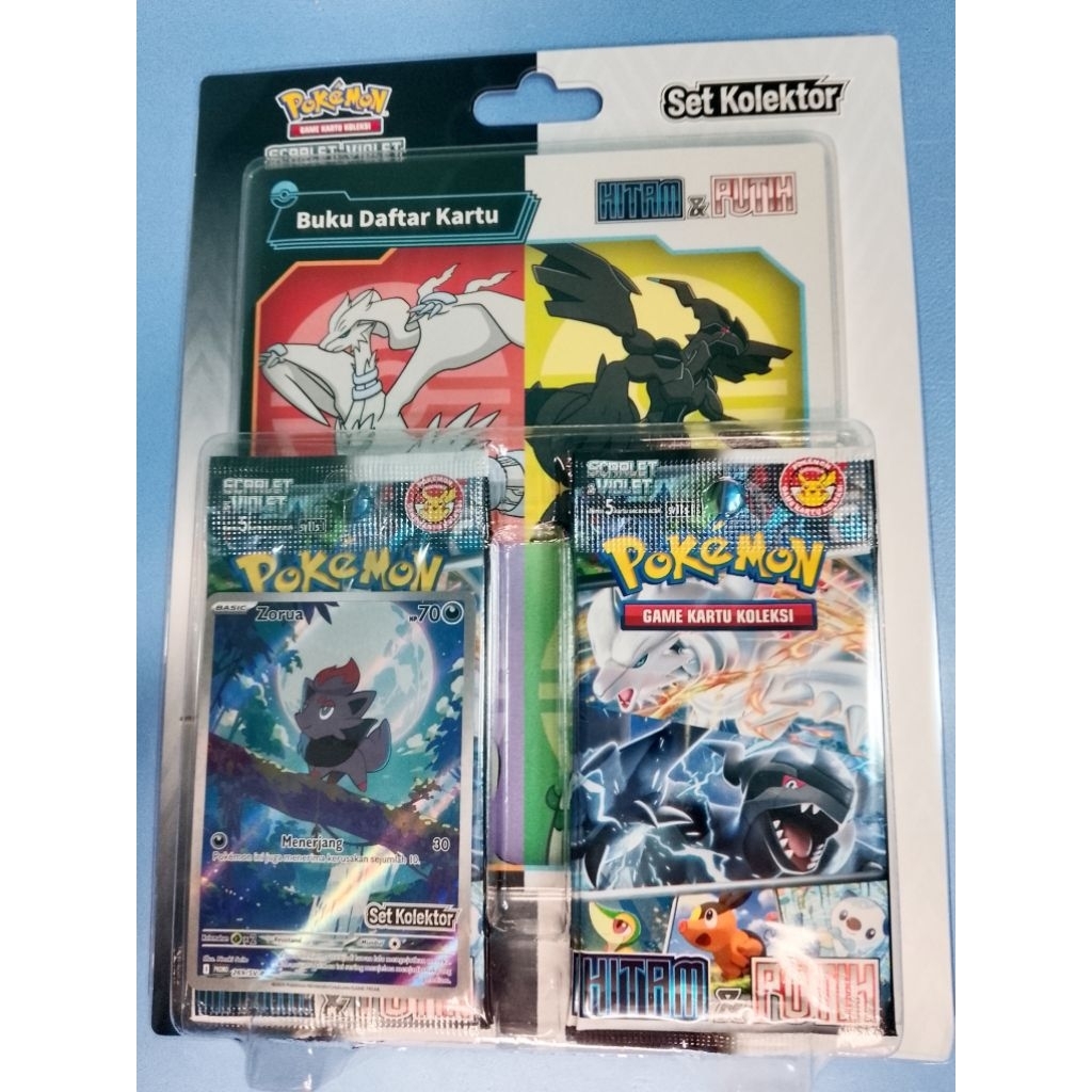 TGC Pokemon Indonesia hitam putih set kolektor