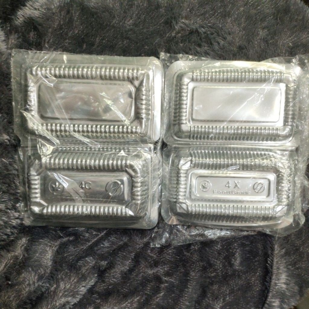 Mika Plastik 4C/4X isi 100 pcs Mika makan makanan