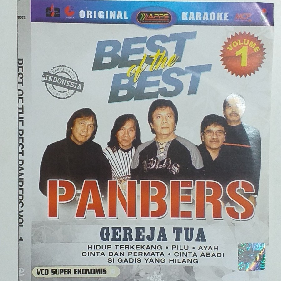 Kaset VCD Karaoke Panbers Gereja Tua Best Collection Album Original