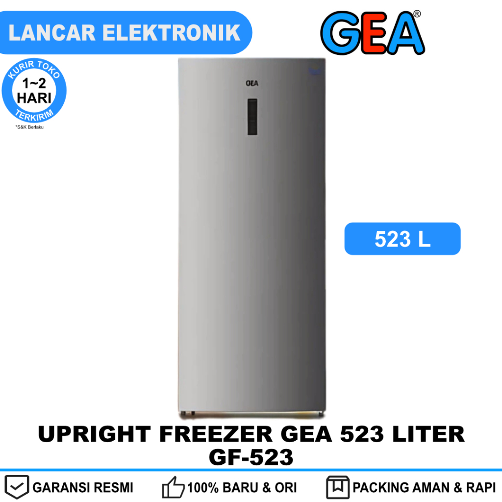 GEA Upright Freezer 523 Liter GF-523 - No Frost Digital Controller