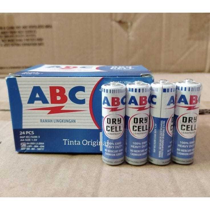 ABC AA A2 Biru ORIGINAL / Baterai ABC AA / Batrai AA ABC