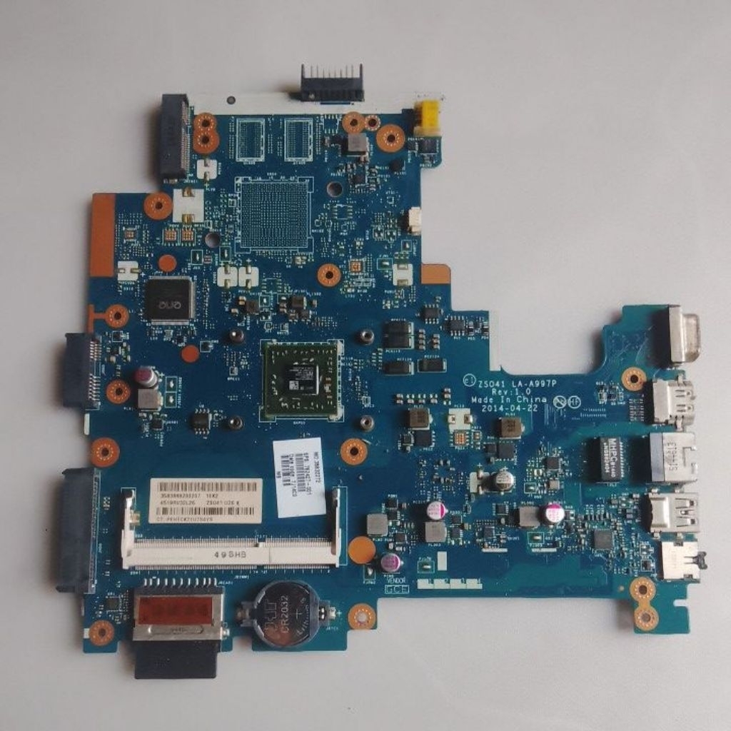 Motherboard laptop HP 14-G102AU Bahan Servisan