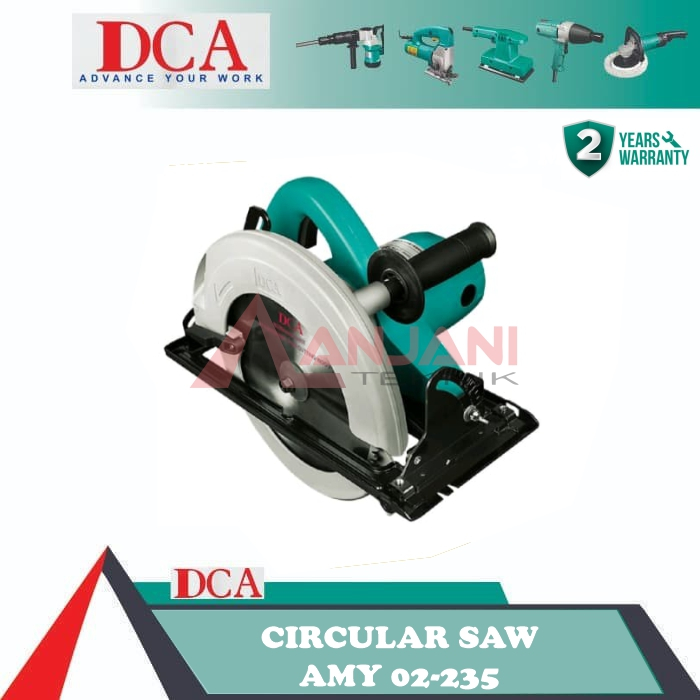 DCA AMY 02-235 MESIN GERGAJI POTONG KAYU CIRCLE 9 INCH CIRCULAR SAW 9INCH CIRCEL AMY02-235
