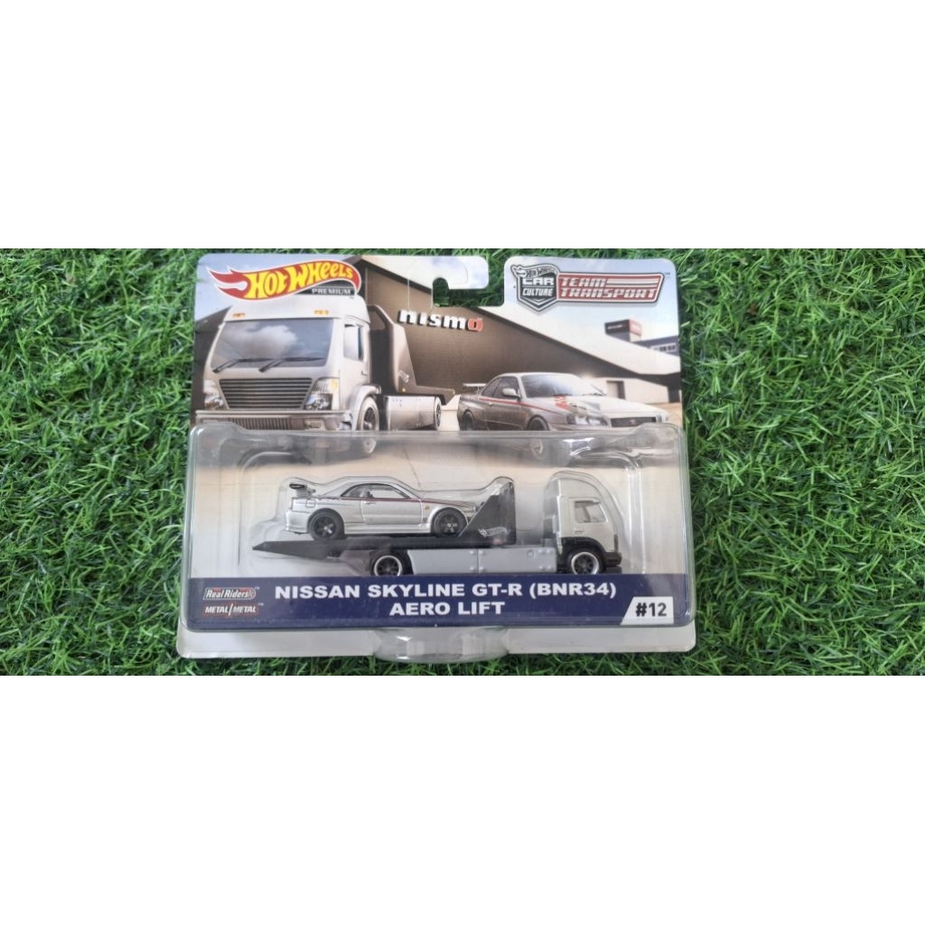 Hotwheels PREMIUM Team Transport NISSAN SKYLINE GT-R R34 AERO LIFT