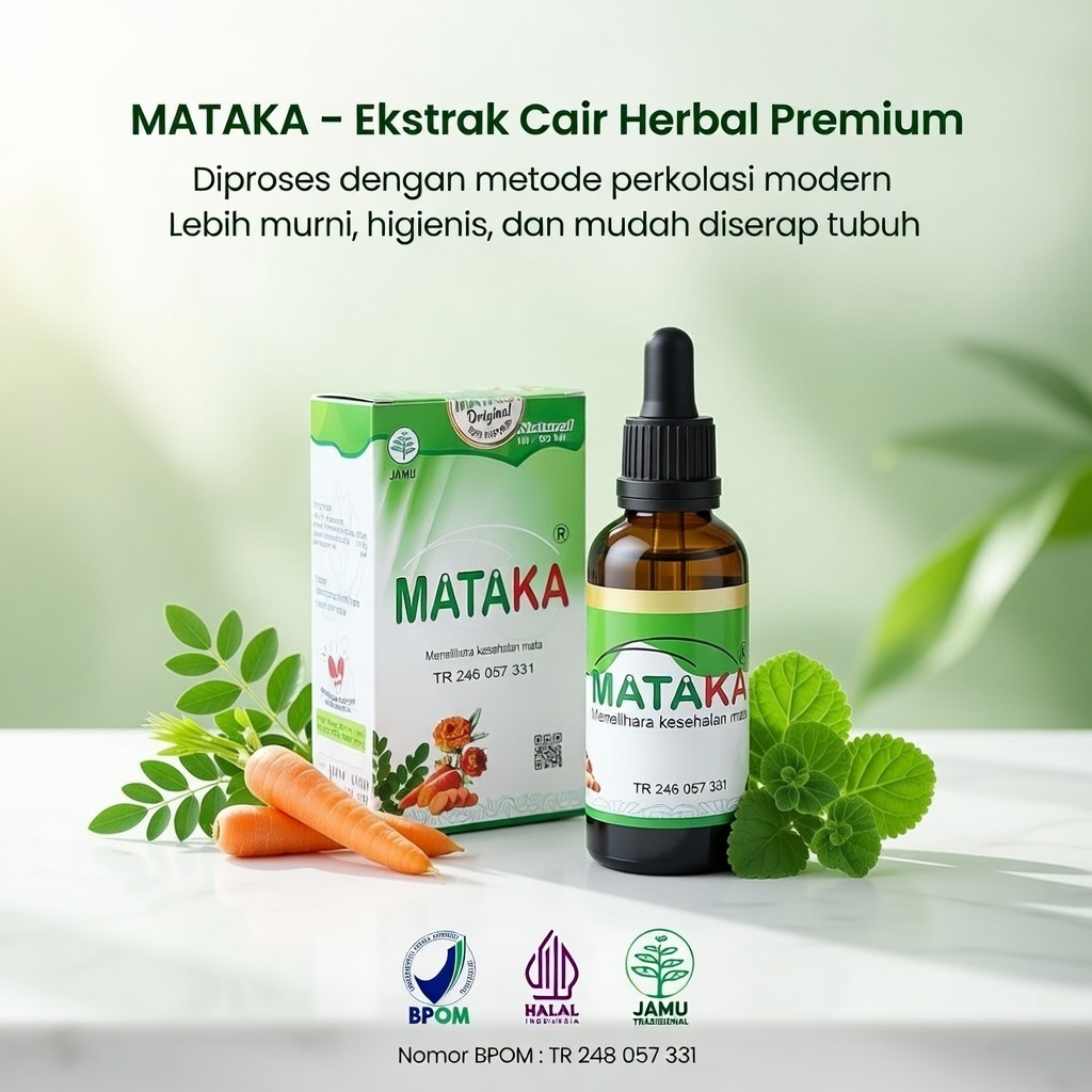 Herbal Mataka 60ml- Herbal Tetes Madu Untuk Menjaga & Menyehatkan Mata