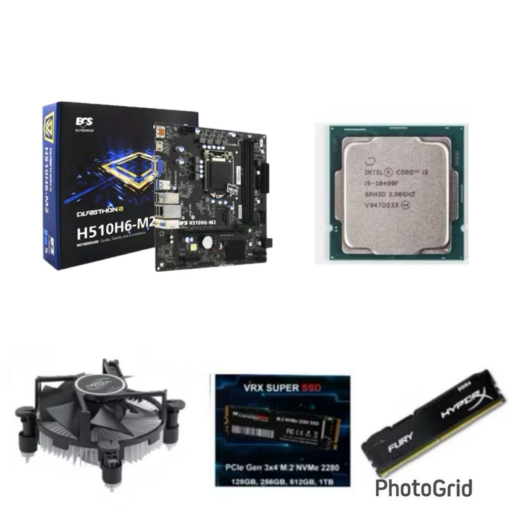 Paket Processor Intel Core i5 10400 / i5 10400F Gen 10 LGA 1200 DDR4 NVME