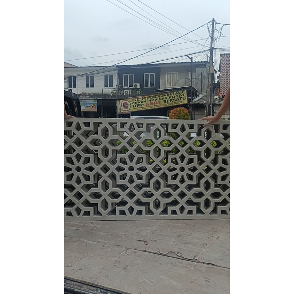 Pabrik Krawangan GRC Lisplang Ornamen Masjid Pulogadung