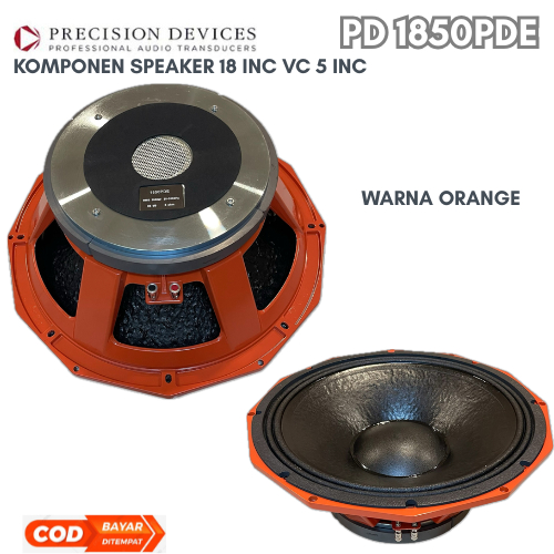 Component Speaker PD1850 Speaker Komponen pd 1850 White & Orange