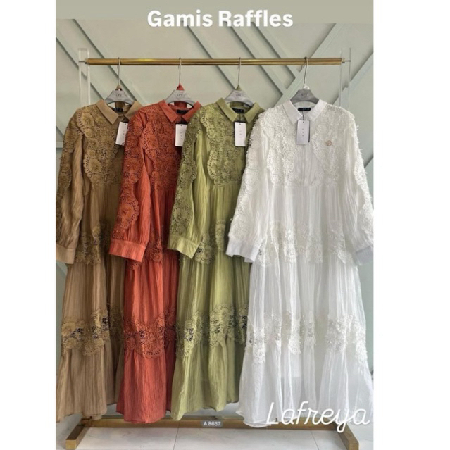 gamis raffles LFY /  Lafreya / gamis import