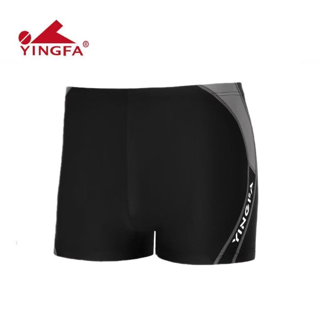 Yingfa swimsuit men's swimsuit new flat angle casual training quick drying plus size anti awkward sw