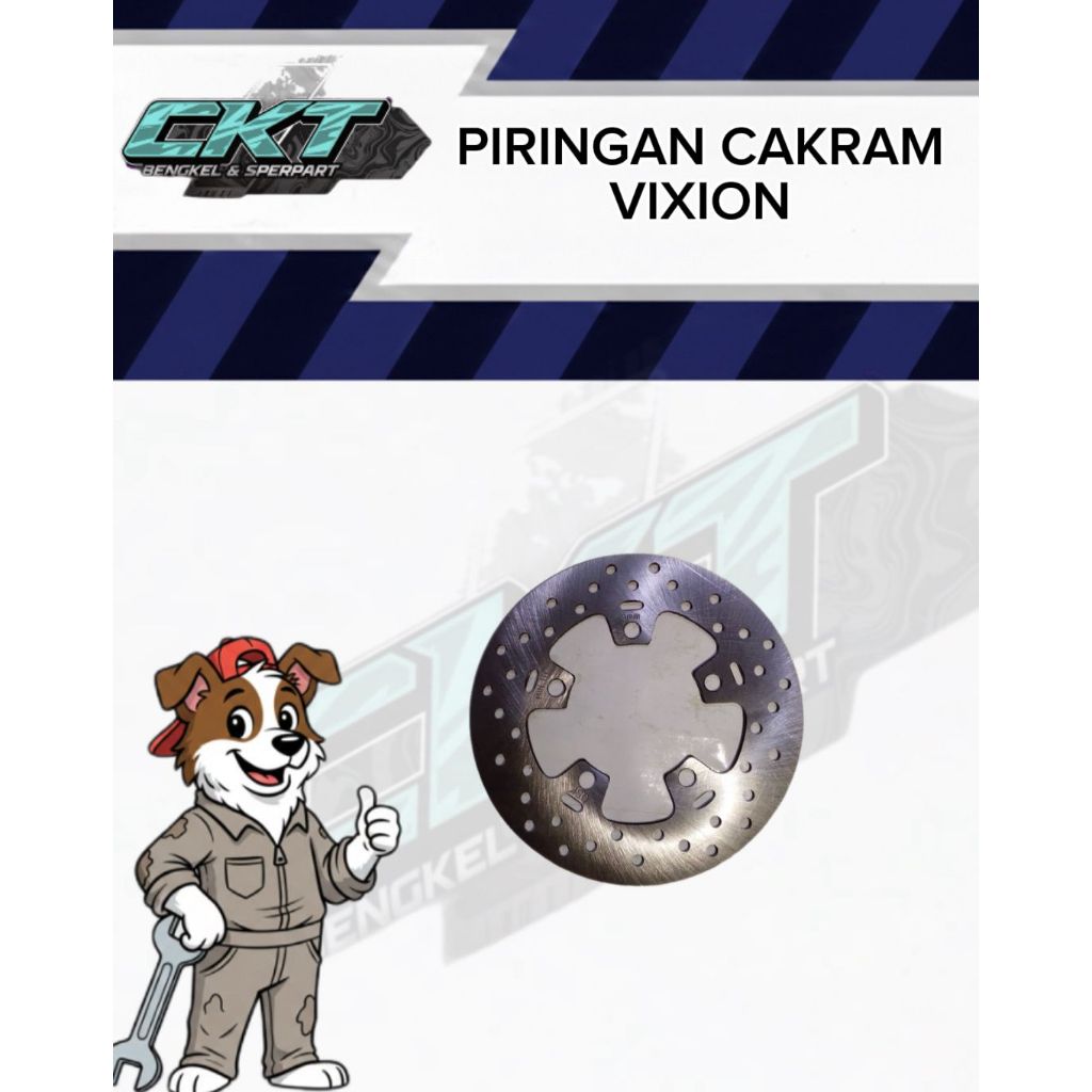 CAKRAM/PIRING/PIRINGAN CAKRAM BELAKANG YAMAHA VIXION