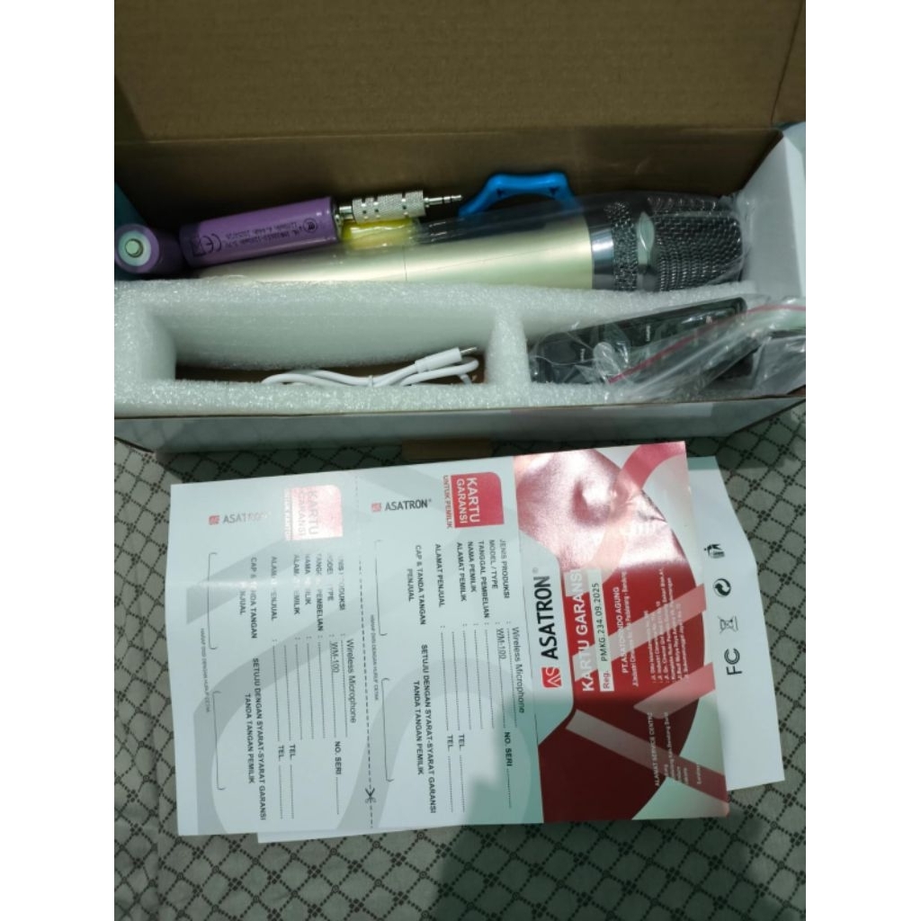 Mic Wireless Asatron WM 100 single